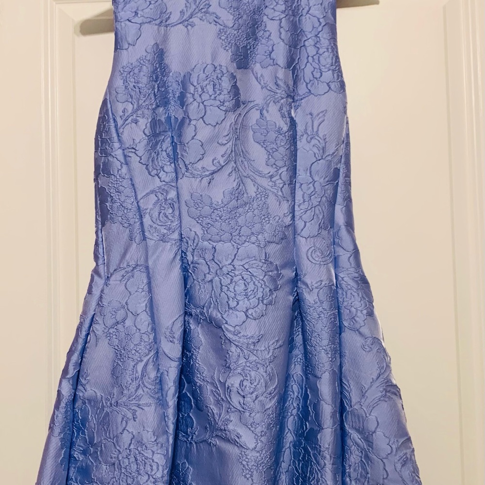 Entro Blue Floral Formal Dress